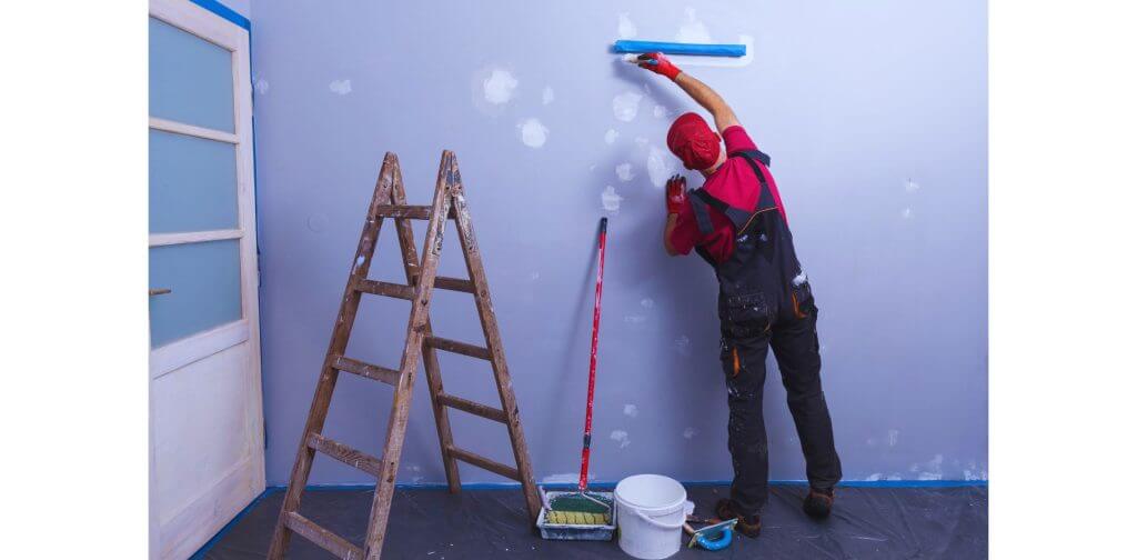 painting a wall