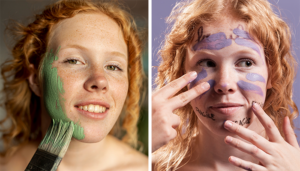 is acrylic paint safe for skin